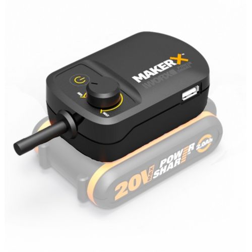 Worx WA7161 - Adaptador para Maker X con puerto USB